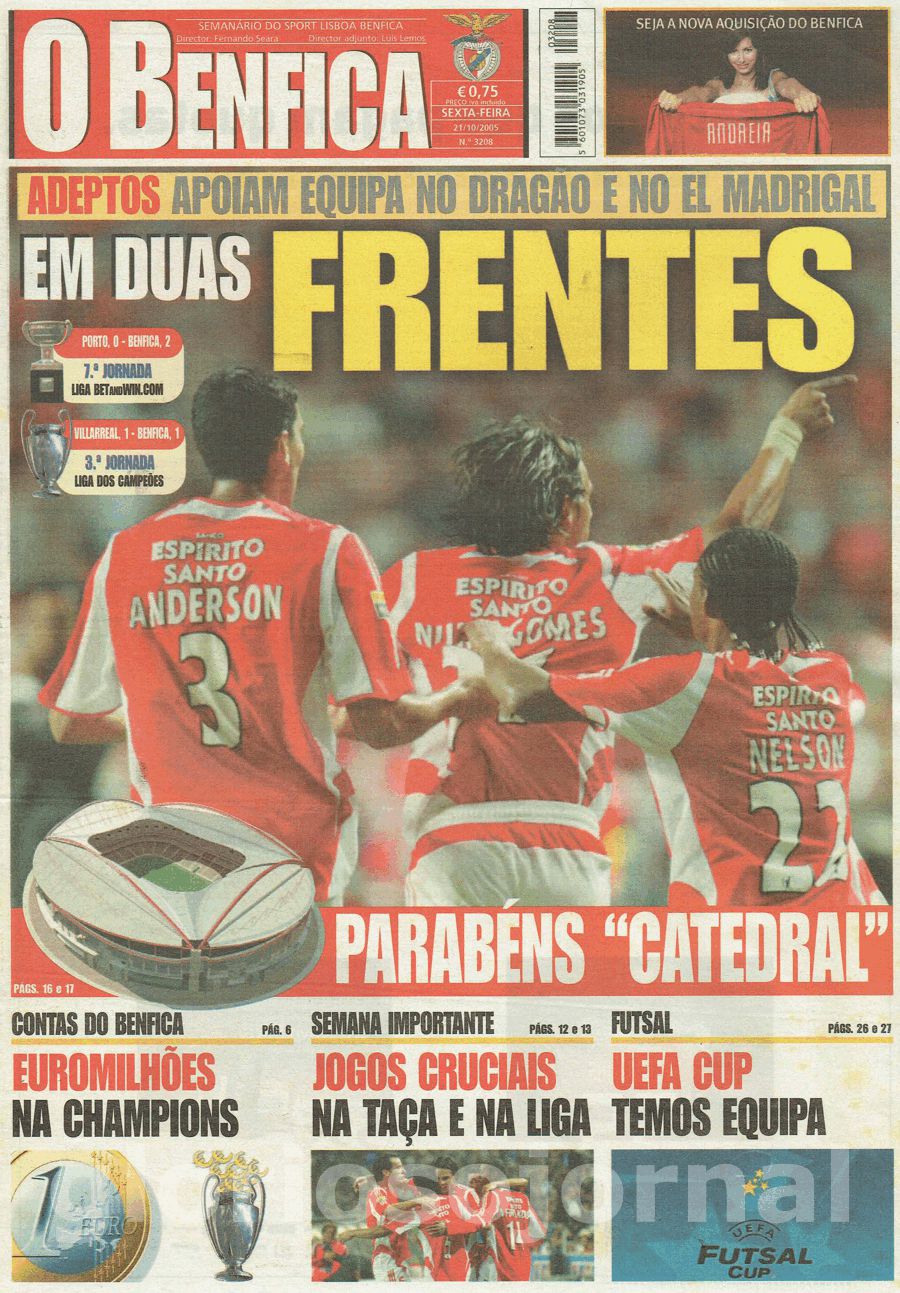 jornal o benfica 3208 2005-10-21